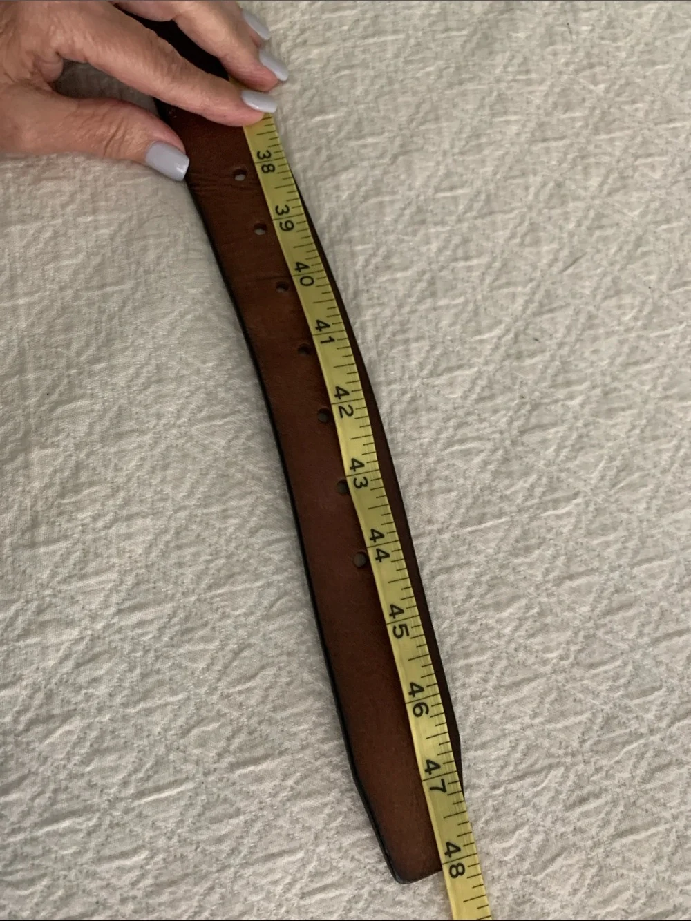 Genuine leather belt size large 38–40